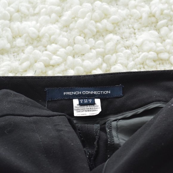 French Connection Black Cropped Trousers - Picture 2 of 4